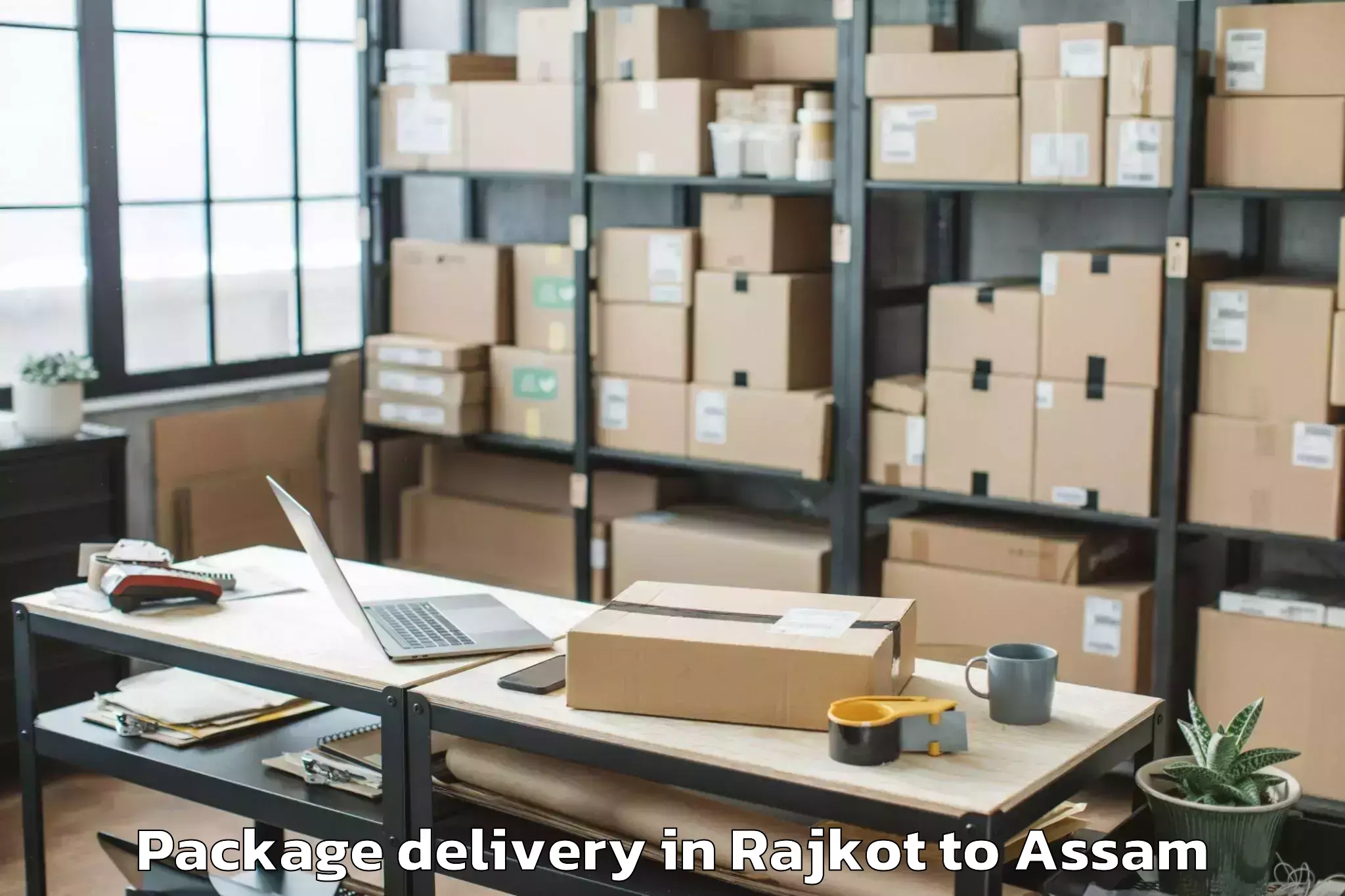 Affordable Rajkot to Dubi Package Delivery